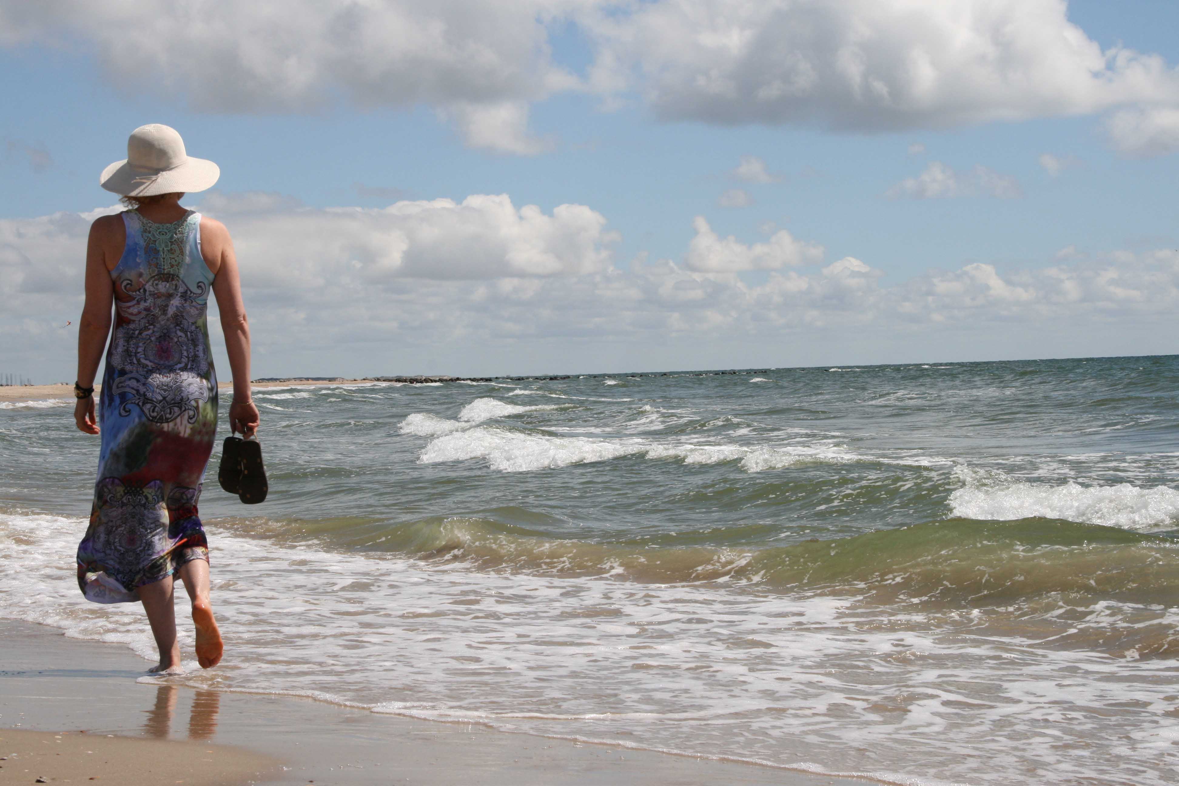 Strand billede, stressbehandling i Esbjerg